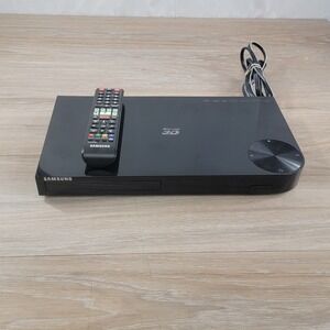 Samsung BD-FM59 3D Blu-Ray Disc Player HDMI DVD Tested , With Remote